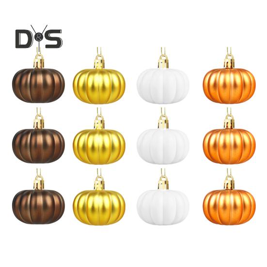 Mini Dýňové Závěsné Ozdoby Díkůvzdání Sklizeň Domácí Stromové Dekorace Opakovaně Použitelná Závěsná Dýňová Koule pro Podzimní Sváteční Party Potřeby