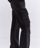 MUSINSA STANDARD WOMAN Women'S Semi-Bootcut Multi-Cargo Denim Pants [Washed Black]