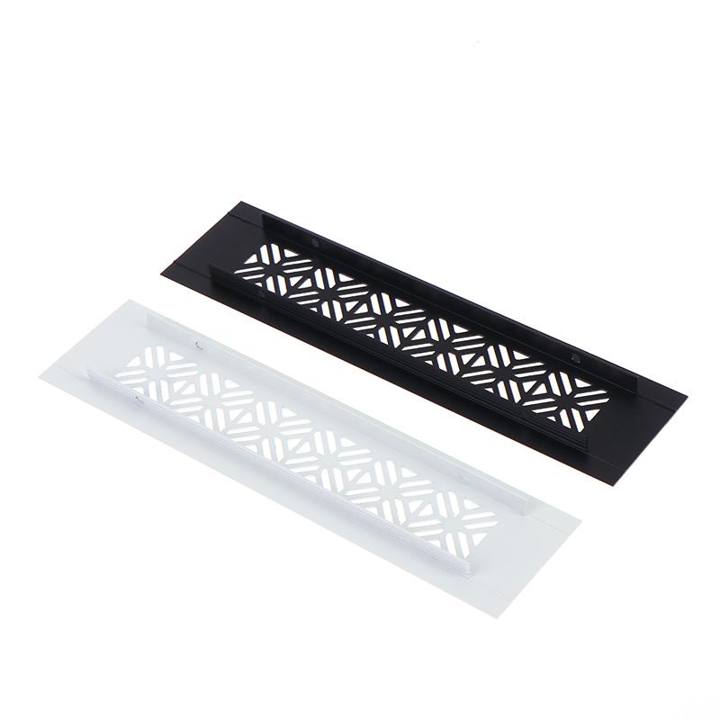 Aluminum Alloy Vents Cover Rectangle 50 Wide Air Vent Decor Louver Breathable Mesh Ventilator Grille Cover