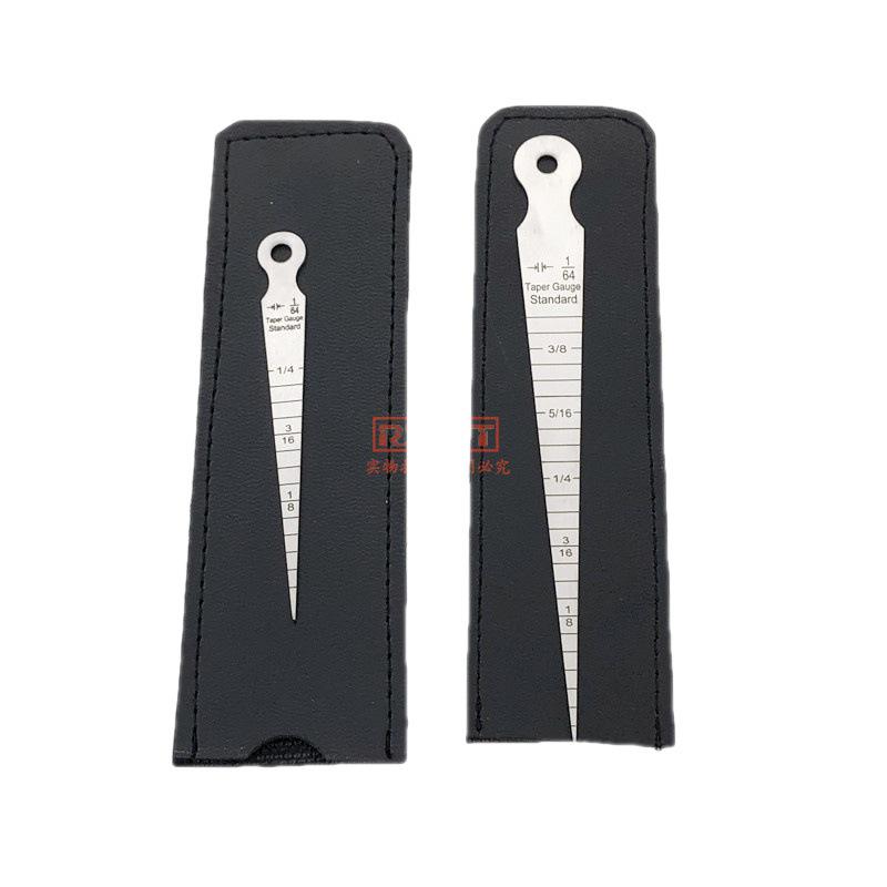 Stainless Steel Tapered Feeler Gauge Set: Wedge, Key, and Bore Gauges (1-15-30-45mm)