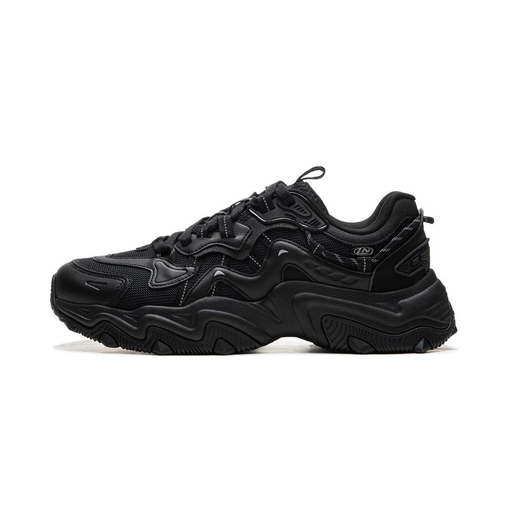 New LiNing Cat's Claw Lite 2 Cushioning Wear Resistant Low Top Casual Shoes Men's Black AGCU449-4