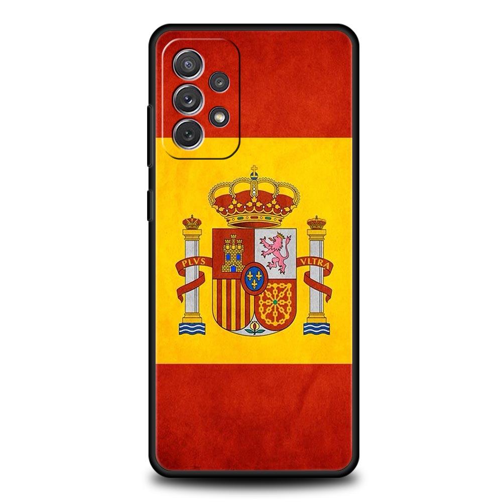 

Phone Case For Samsung Galaxy A17 A15 A13 A51 A71 A41 A31 A21S A07 A03S A05 A35 A55 A23 A25 A33 A53 A73 5G Cover Spain flag Galaxy A05