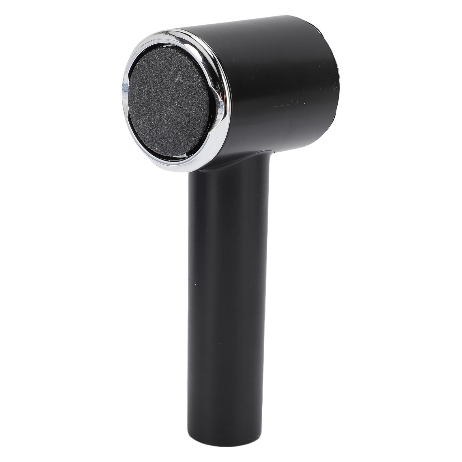 

Электрическая пилка для удаления мозолей на ногах с вакуумом Автоматическая пилка для ног Цифровой дисплей Водонепроницаемая 2 скорости чёрный