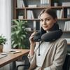 Ergonomisches U-förmiges Reisekissen Atmungsaktives Nackenstützkissen Büro