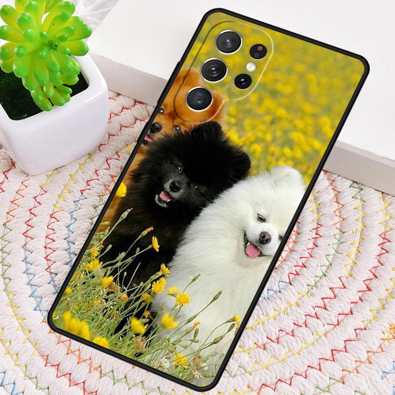 Pomeranian puppy dog TPU Phone Case For Samsung Galaxy note 10 pro S26 S25 S24 S23 S22 Ultra Plus S21 FE S20 Shockproof Cover