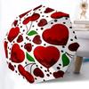 1pc Cherries Hearts Automatic Open/Close Umbrella - Compact Travel Umbrella, Gift for Birthday, Holiday Yy260106038