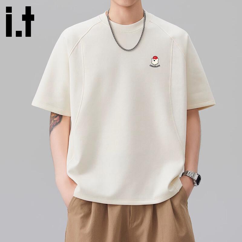 :CHOCOOLATEit Men s American Patchwork Short Sleeve T-Shirt 3XL
