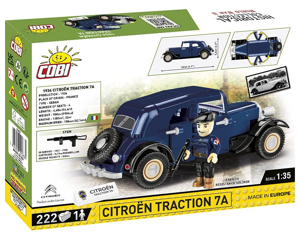 Cobi Historical Collection #2263 Citroën Traction 7A (Französische Armee) Maßstab 135