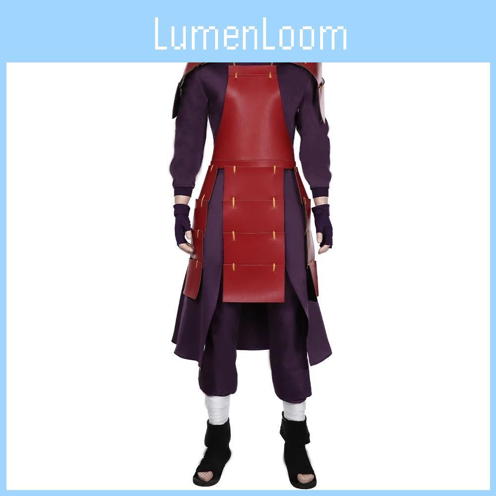 Naruto Uchiha Madara Cosplay Costume Featuring High-quality Polyester Fabric For Anime Fans