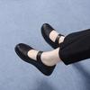 Shallow Single Shoes Women's 2025 Spring and Summer Word with Shallow Mouth Punching Hollow Flat Shoes Comfortable Loafers