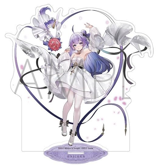 Azur Lane Unicorn June Bride Acrylic Stand Official Merchandise