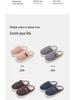 Youdiao Wool Autumn/Winter Plush Non-Slip Slippers for Men & Women - Warm Indoor Shoes for Middle-Aged & Elderly.