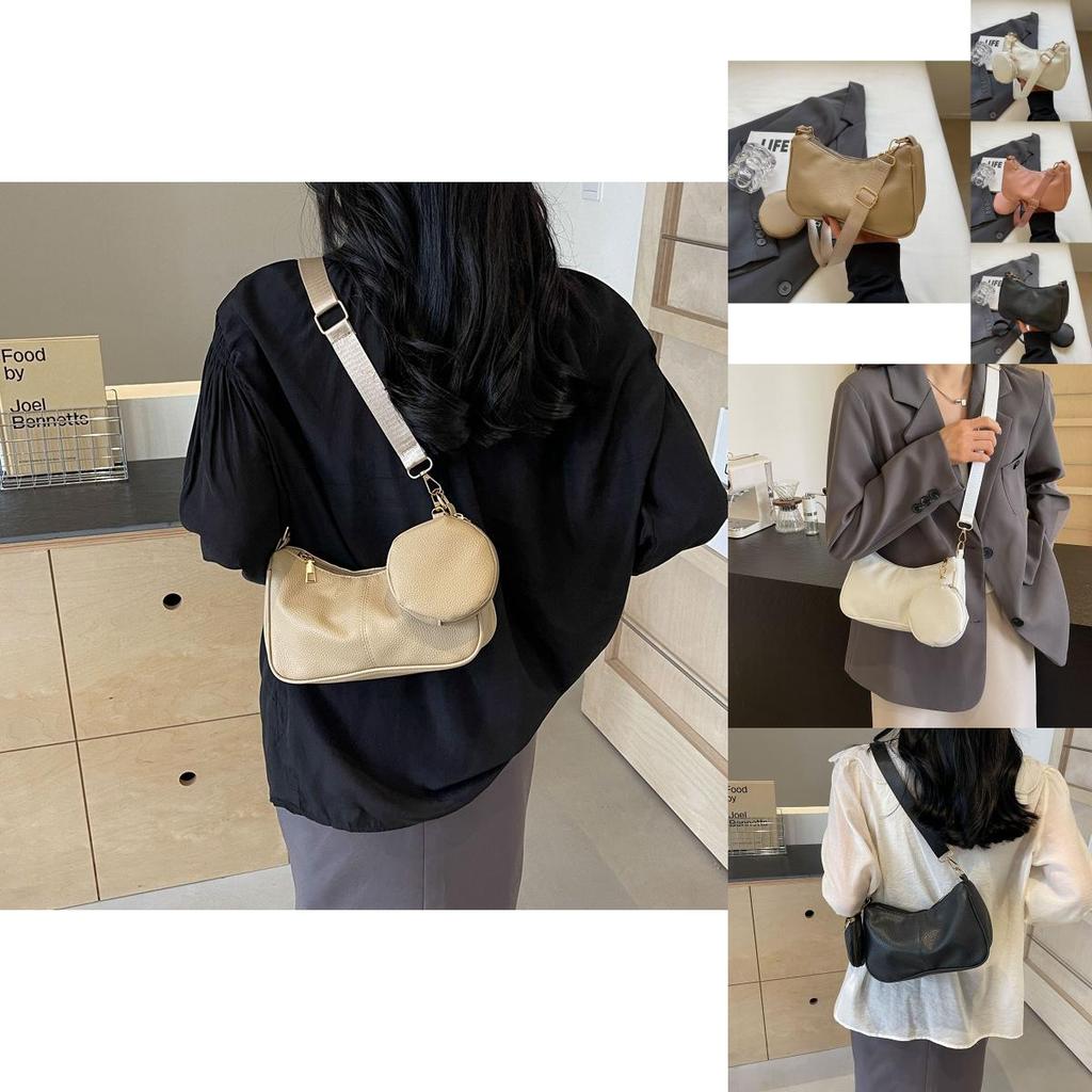 Stylish 2024 Minimalist Women's Shoulder Bag With Synthetic Leather Lining