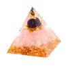 Orgonite Crystal Orgone Pyramid Tower Energy Nature Reiki Healing Chakra 6cm x 6cm (26)