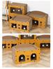 Durable Cat Tree with Scratching Post, Integrated Bed, and 11 Toys