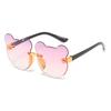 Summer Girl Boys Cute Kids Rimless Sunglasses  Animal Cartoon Bear Children Baby Outdoor Sun Glasses Lunette Soleil Enfant
