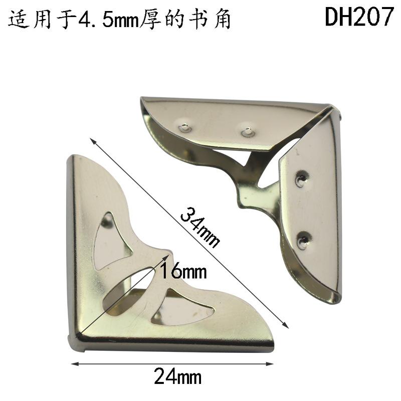 50 Pieces Book Protector Metal  Photo Album Corner Protectors Decoration for Crafting Scrapbooking Angle Cover Menus Notebook