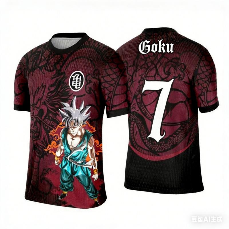 

2026 Summer Dragon Ball Retro Fitness T-shirt Men s Oversized 3D Printed Short-sleeved Family Unisex Children s S