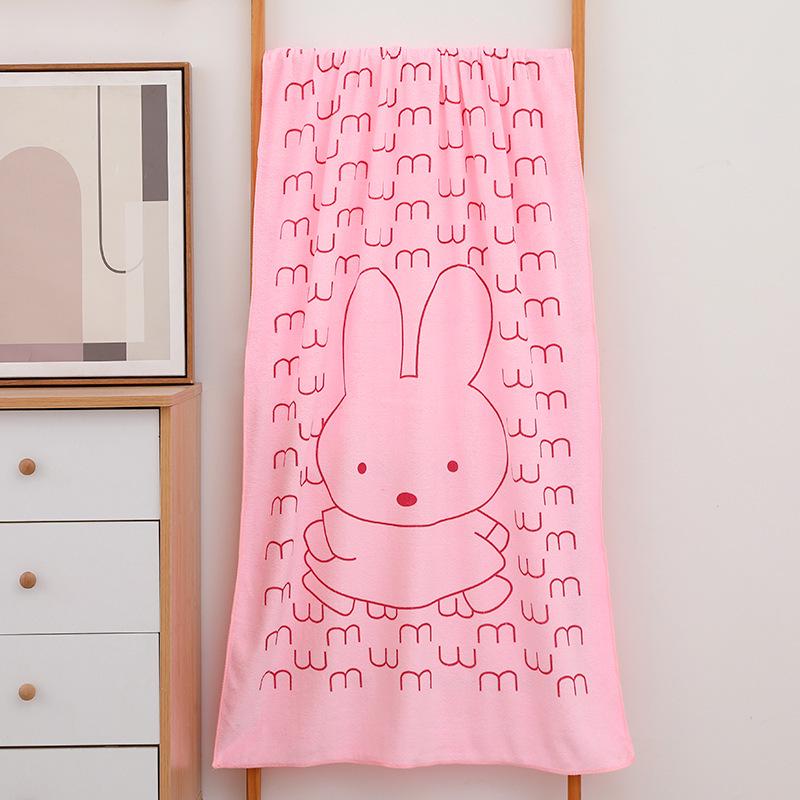 Gaoyang Cartoon Quick-Dry Children's Bath Towel, Water-Absorbent, 70x140cm, Adult & Beach Use