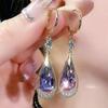 New Fashion Trend Unique Design Elegant Delicate Zircon Butterfly Tassel Earrings For Women Jewelry Wedding Party Premium Gifts