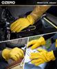 OZERO Motorcycle Gloves, Deerskin Leather, Made with Craftsmanship, for Motorcycles and Scooters, Men's, Spring, Summer, Autumn, Yellow, Size M