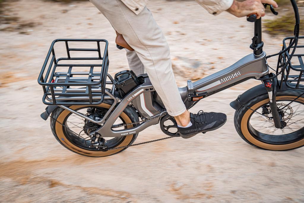 MIHOGO ONE Ηλεκτρικό Ποδήλατο 48V 13Ah+16Ah Μπαταρία, Μοτέρ 750W, Υδραυλικά Δισκόφρενα, Ελαστικά 20*4.0 Ιντσών, Αυτονομία 270KM, Αδιάβροχο Ηλεκτρικό Ποδήλατο IP65