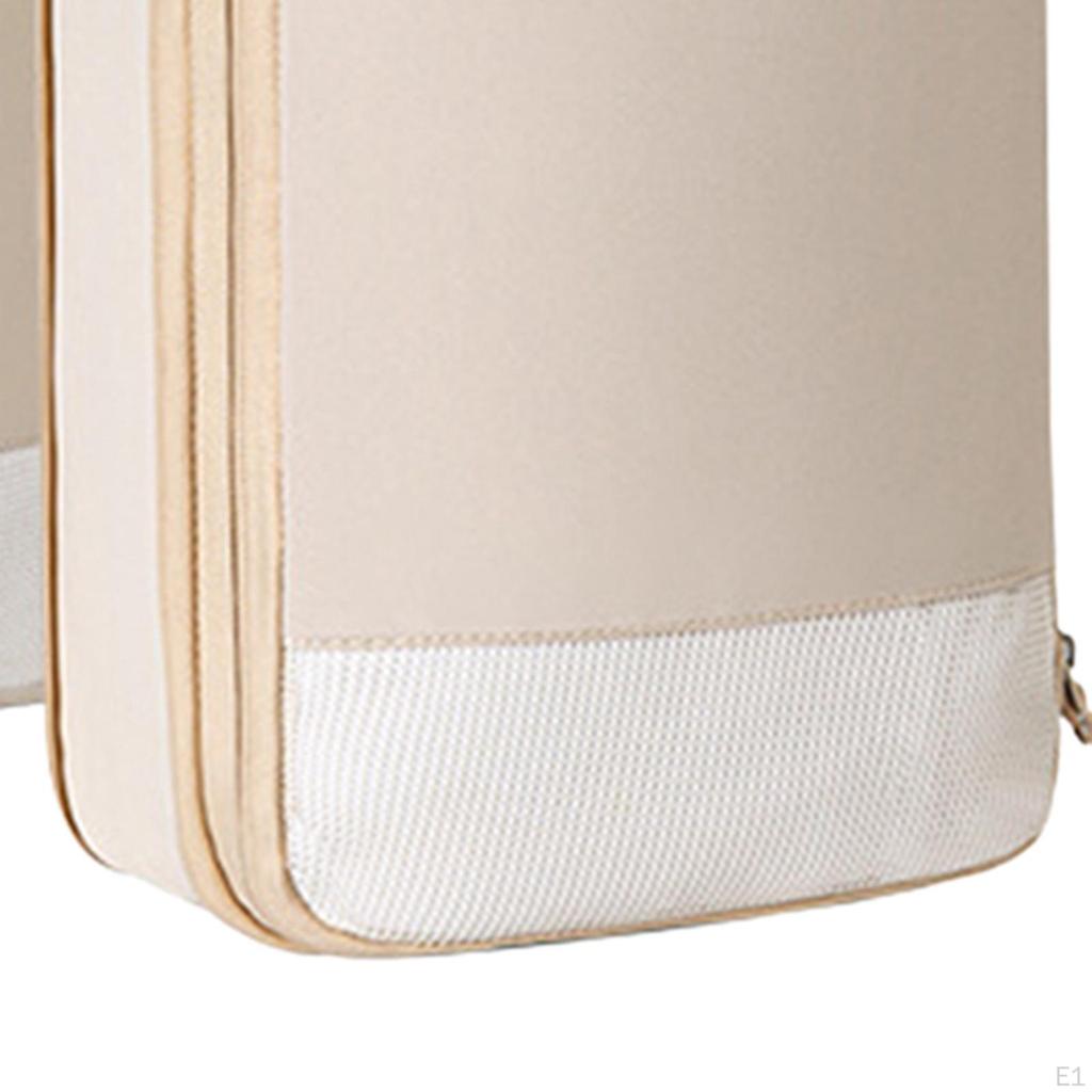 4 Piece Compression Packing Cube Set for Travel, Clothing, Packing, Organizer, Water Resistance And