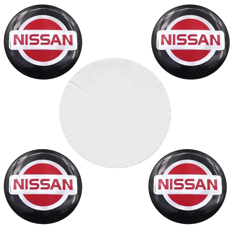 Nissan 54mm 56mm 60mm 65mm Car Wheel Emblem Wheel Center Hub Cap Auto Rim Refit Dust-proof Badge Covers Sticker Accessories