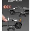 1/32 Scale Tesla Cybertruck Pickup Trailer RV Metal Alloy Toys Car Model Diecast Off-road Vehicle Gift for Boys Kids Collection Truck Ornaments