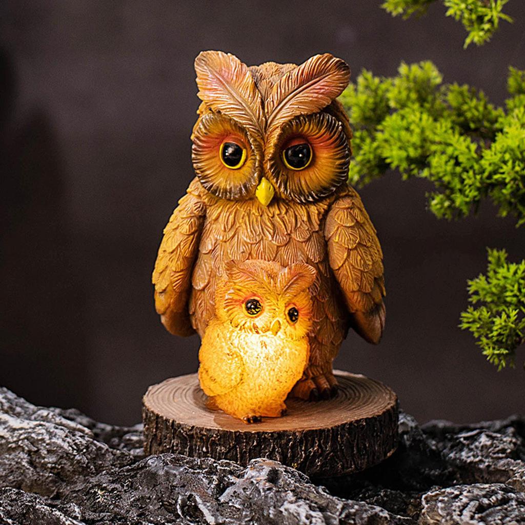 Lawn Light Animal Statue Landscape Lamp Ornament for Garden Decor