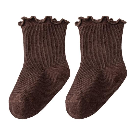 1 Pereche Șosete de Bumbac pentru Fetițe cu Volane Șosete de Gleznă de Prințesă pentru Copii Mici Șosete Medii Grosime Primăvară și Toamnă Șosete pentru Copii