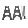 RC Car Lifting Tool Repair Wheel Lift Stand Decoration Part Universal for 1 8 1 10 RC Model CarBlack