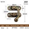 Mini Wooden Box Toggle Latch Lock for Handbag Hardware Accessories