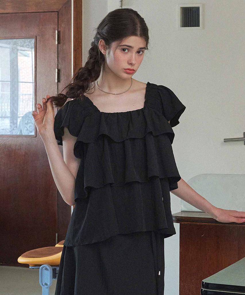 MICANE Callista Frill Blouse