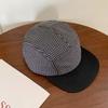 Summer Plaid Hats Quick-drying Visor Caps Japanese Style Baseball Caps  for Men Women