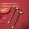 COOKER KING 'Fish Leaping Over Dragon Gate' Red Sandalwood Chopsticks Gift Set