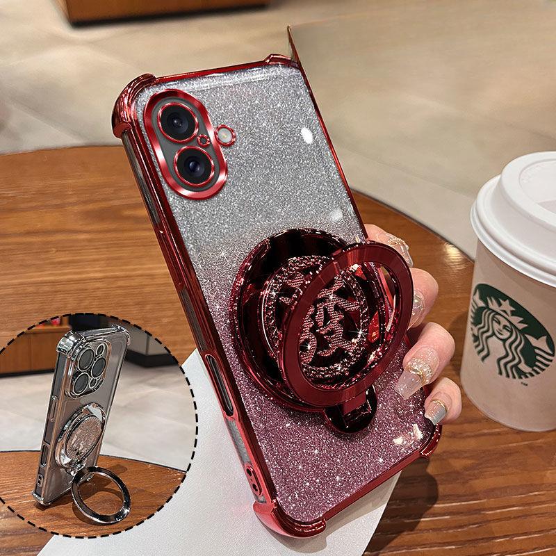 

Подходит для чехла для мобильного телефона iPhone 16, гироскоп, приносящий удачу, магнитный держатель, 13 Apple 15/14 Promax противоударный чехол iphone16