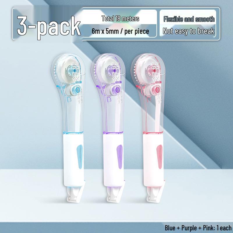 97301 Japanese Style Pen-Type Correction Tape, Student-Friendly, Large Capacity, Economical Pack