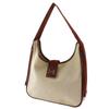 HERMES Sako Shoulder Bag vintage beige Tower ash/Calfskin Women Used