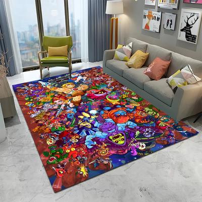 He Man Masters of The Universe Carpet Rug for Home Living Room Bedroom Sofa Doormat Decor,kids Play Area Rug Non-slip Floor Mat
