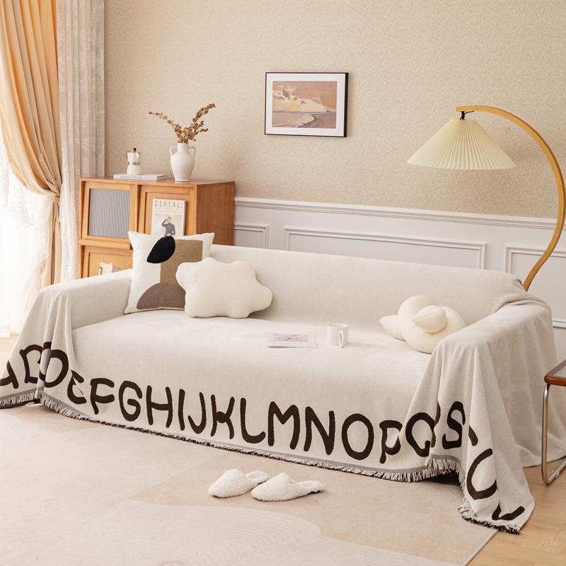 

Чехол для дивана, одеяло на все времена, все включено, полотенце для дивана, чехол из шенилла для гостиной, чехол для дивана с защитой от царапин от кошек 180x130cm