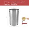 Commercial Stainless Steel Storage Bucket