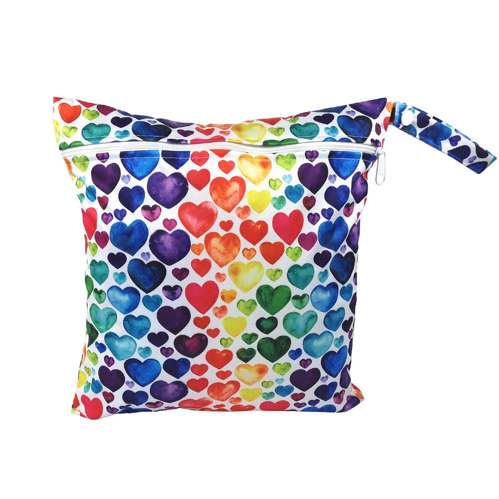 Borsa fasciatoio per bambini certificata SGS - Fantasia a cartoni animati, Lavabile, Scomparti per oggetti bagnati/asciutti