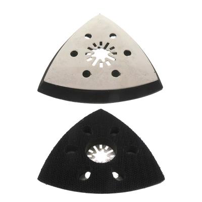 Professional Triangular Sanding Plate 93mm Non Slip Adhesive Surfaces For High Precise Preparation Efficient Polishing