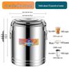 Haiyang Commercial Stainless Steel Insulated Food and Beverage Dispenser