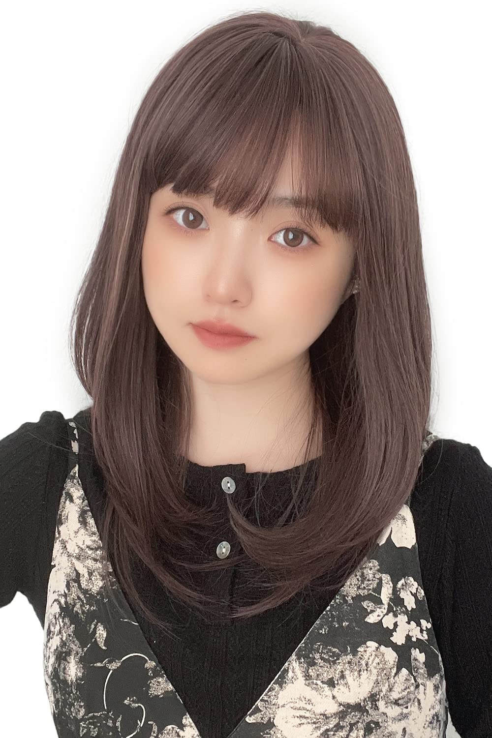 

Brightlara Wig, Full Wig, Medium/Semi-Long, Curly, Layered, Straight, hf1573-FP