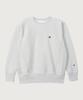 Reverse Weave Blu-Tack C Logo Loose Fit Brushed Sweatshirt Silver Grey