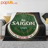 Bia Saigon Beer Southeast Vietnam Vietnam Fan Ultra-Soft Blanket Quilt Winter Sofa Cover Bed Covers