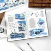 Office School Supplies Slow Season Series Washi Tape Ins Winter Snow Scene Hand Tent Diy  Decoration Kawai Stationery Lovely