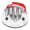 Miniature Electric Shock Heartbeat Lie Detector Toy Tricky Desktop Party Game Toy White